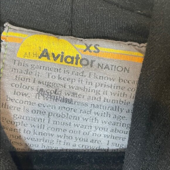 AVIATOR NATION GRADIENT BOLT HOODIE XS - Picture 4 of 6